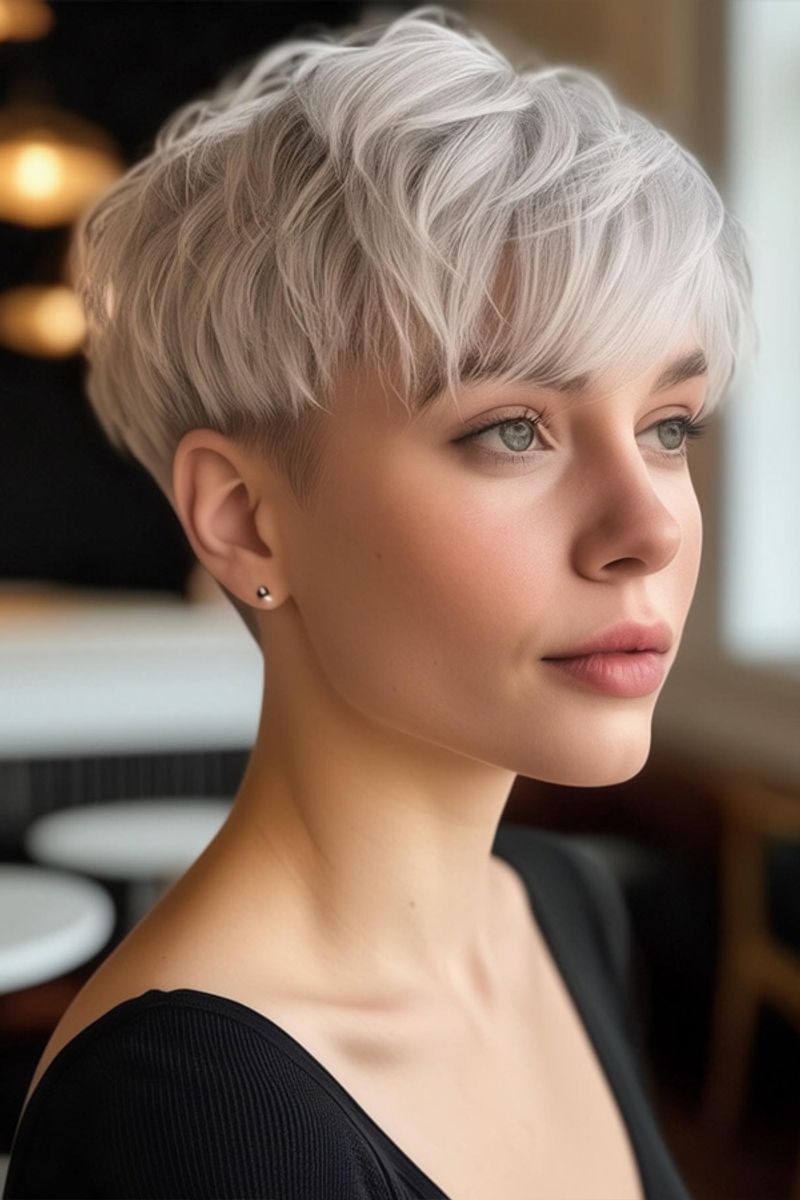 Loiro platinado Pixie