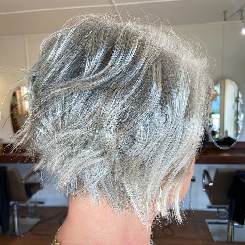 Choppy Bob with Razored Ends