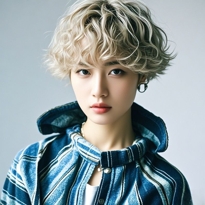 Layered Curly Pixie