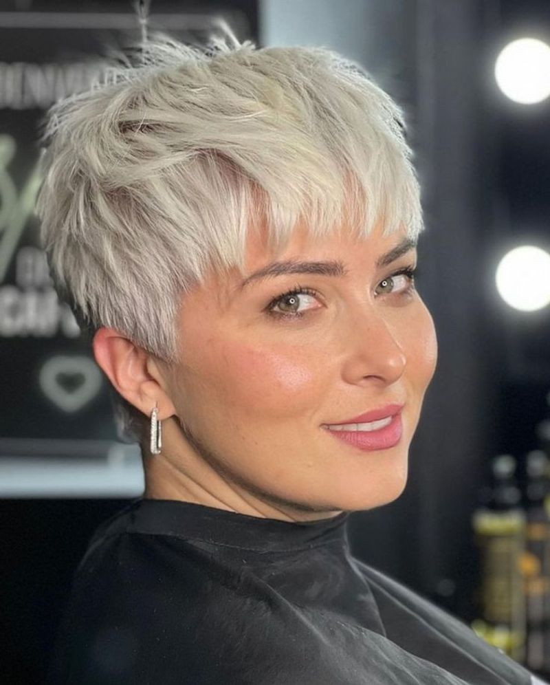 Choppy Platinum Pixie