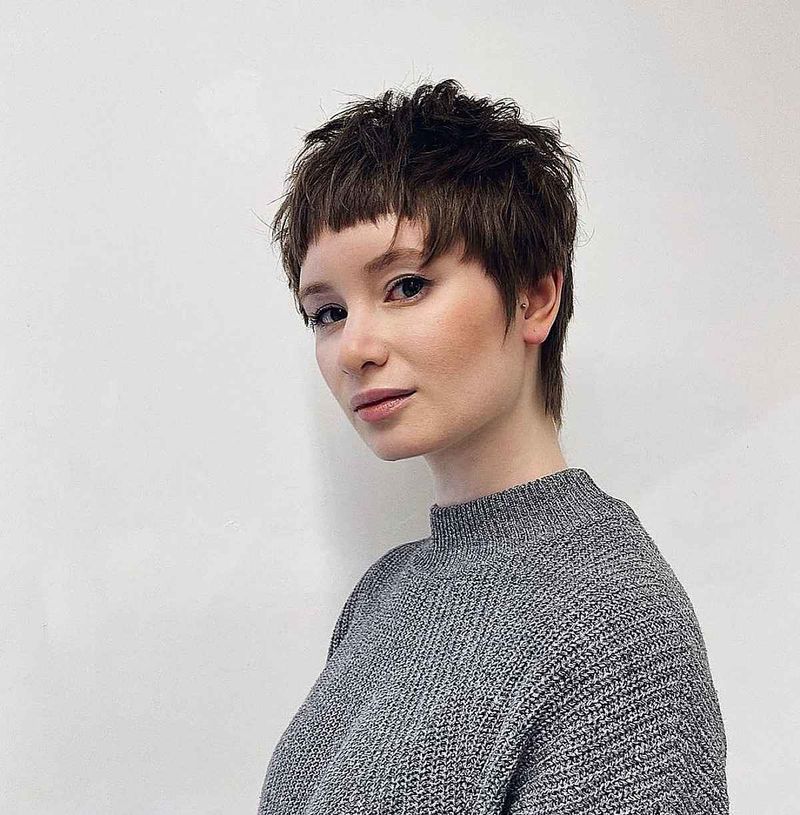 Choppy Pixie with Baby Bangs
