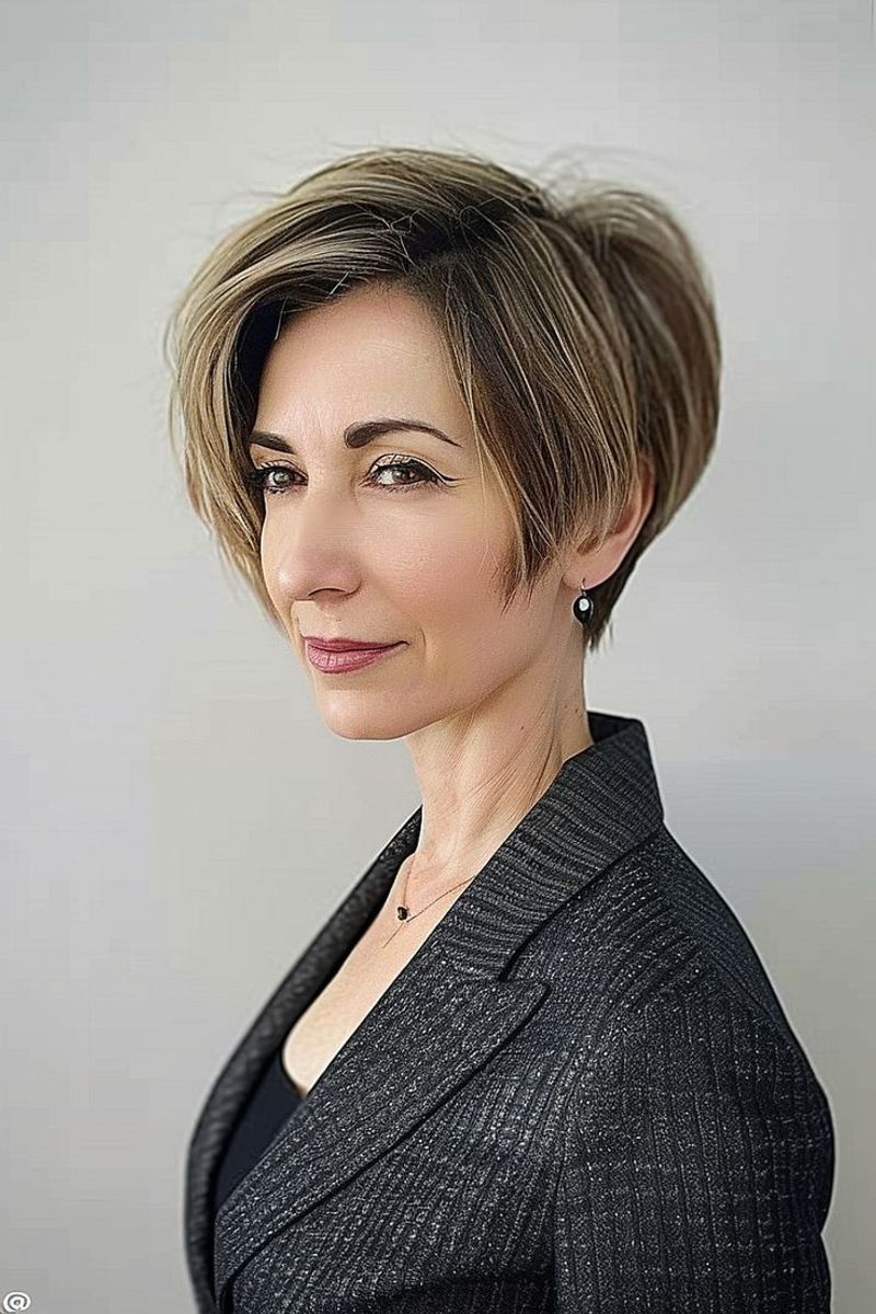 Asymmetrical Bob-Pixie Hybrid