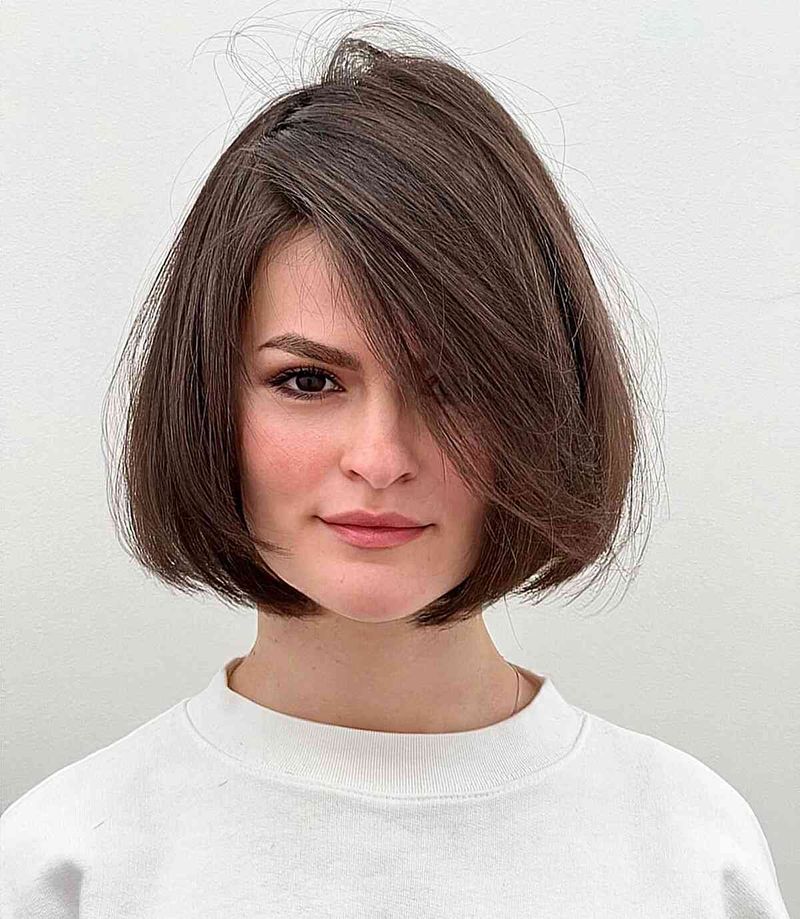 Chin-Length Bob with Textured Ends
