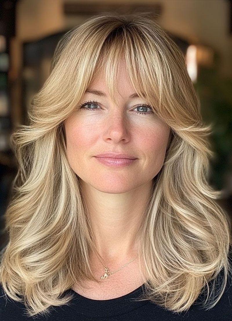 Feathered Mid-Length Cut