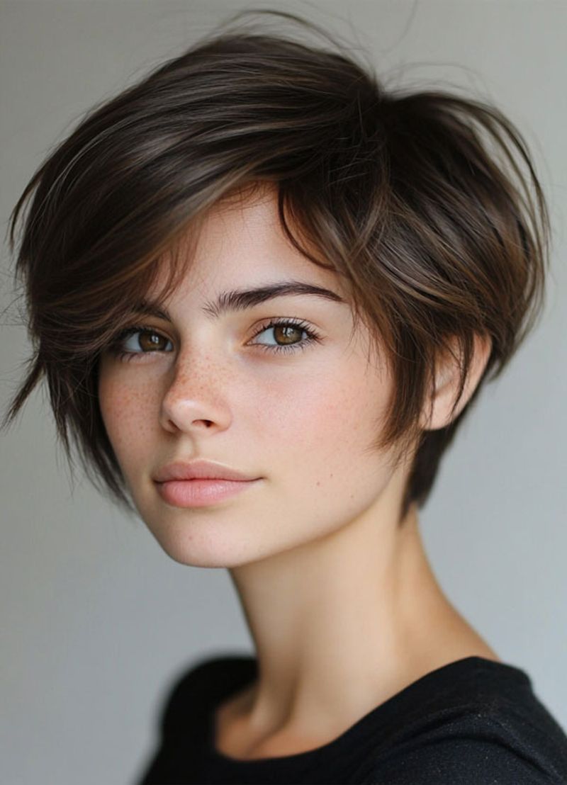 Wispy Layered Pixie