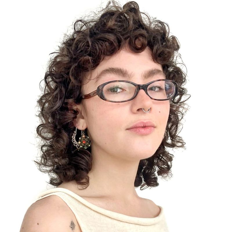 Curly Halo Fringe