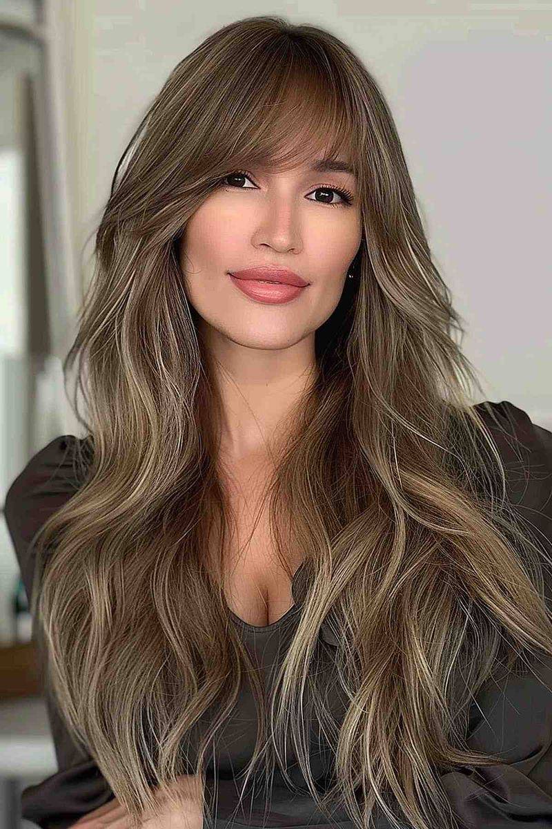 Feathered Layers with Side-Swept Front