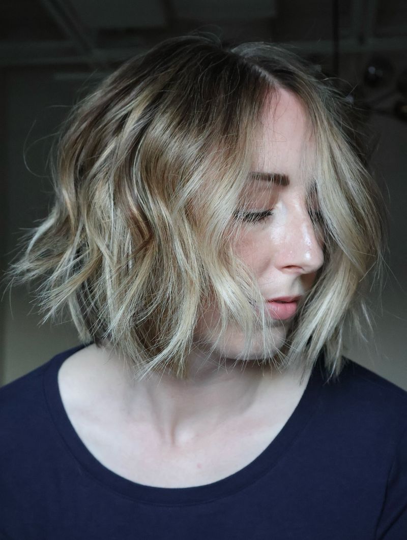 Wavy Bob with Shadow Root
