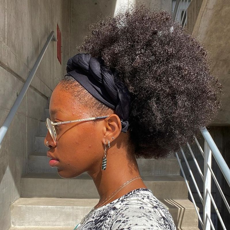 Afro Puff Elegance