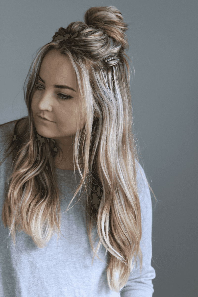 DO: Half-Up Top Knot
