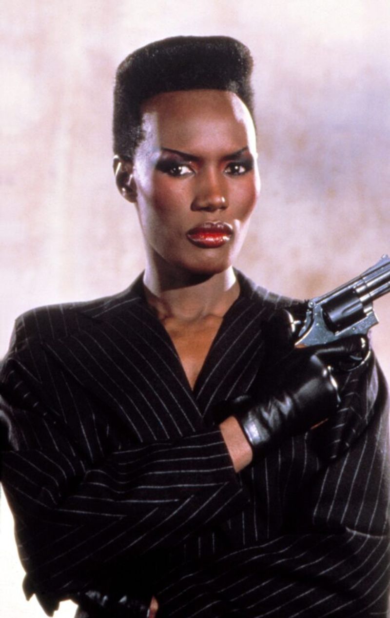 Grace Jones' Geometric Flat Top