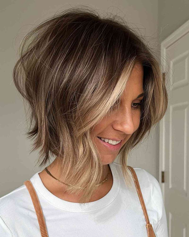 Choppy A-Line with Invisible Layers
