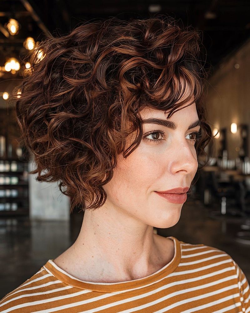 Sculpted Curls Bob