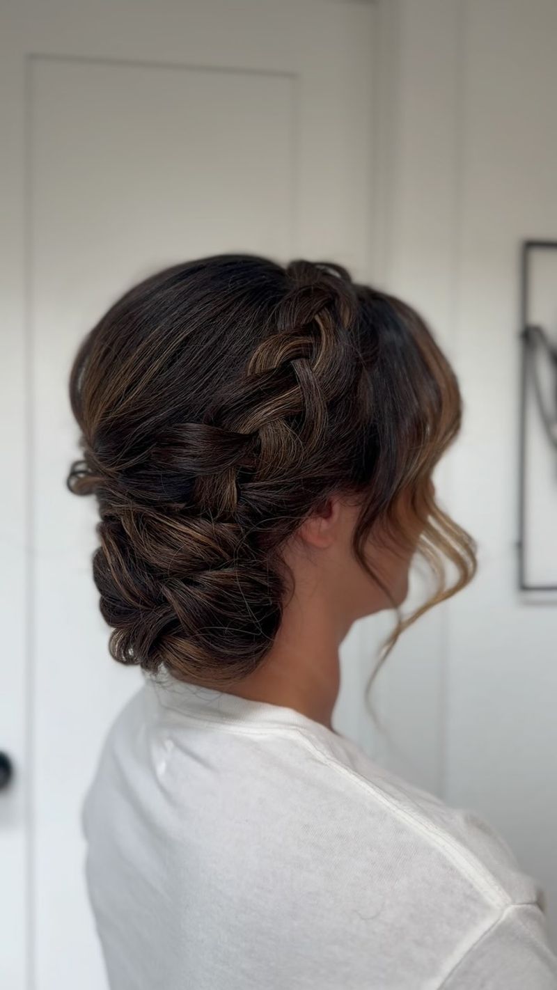 Bohemian Side Braided Bun