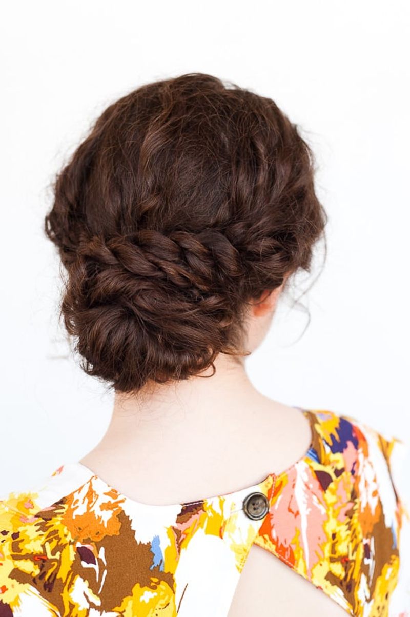 Twisted Crown Updo