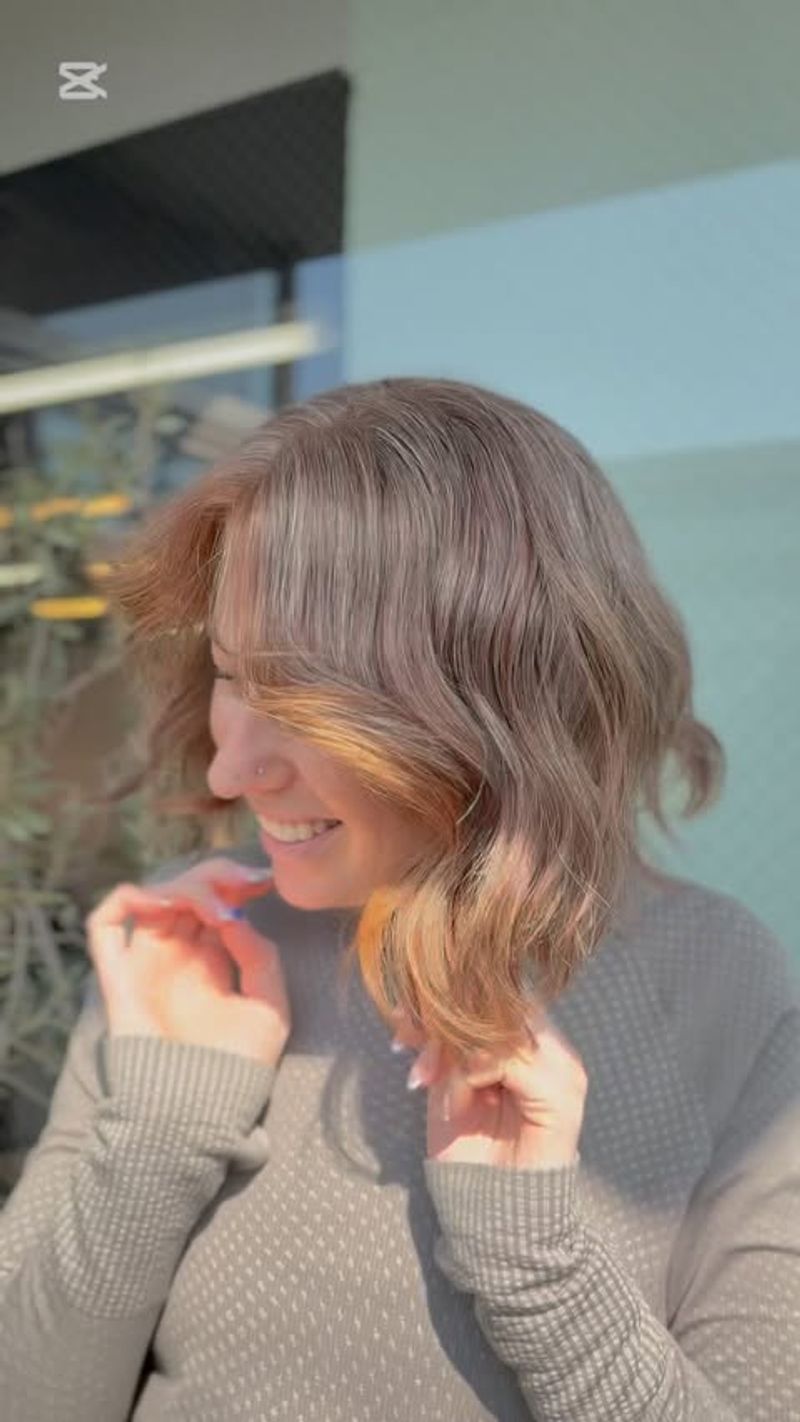 Tousled Bob with Curtain Bangs