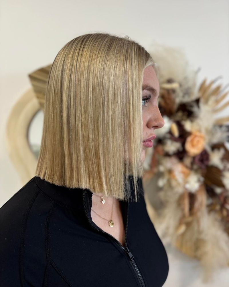 Textured Ends Blunt Cut