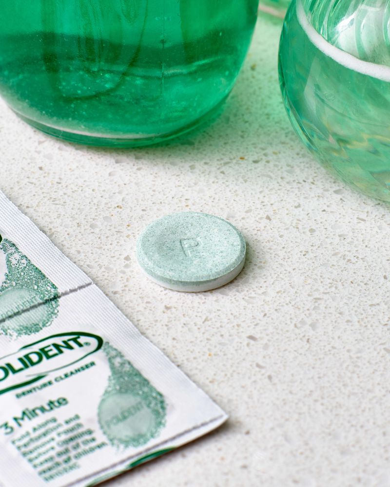 Denture Tablets for Plastic Combs
