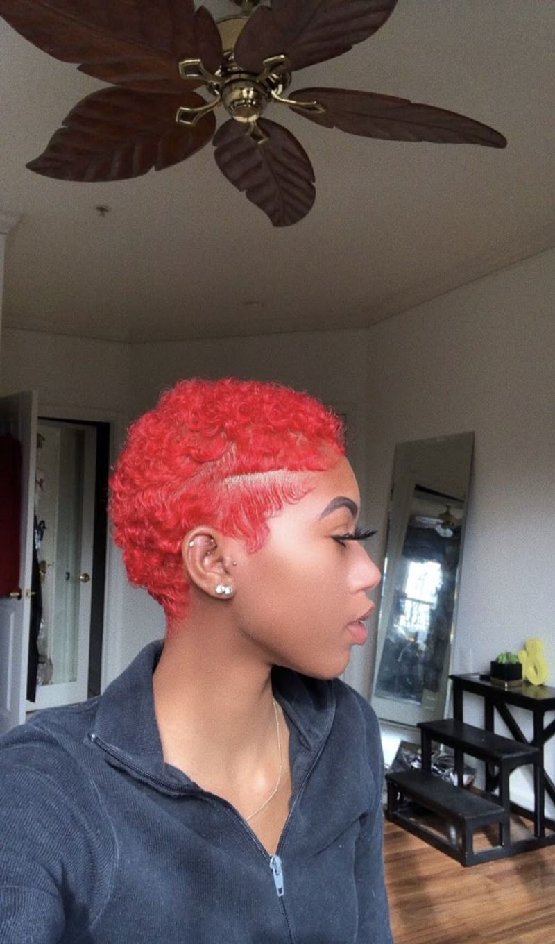 Fiery Red Pixie Buzz