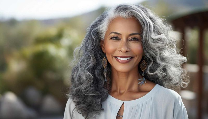 Natural Silver Curls