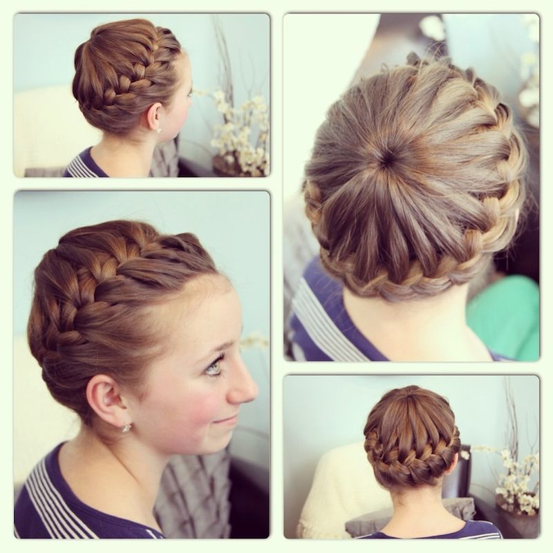 Braided Crown for Greasy Roots