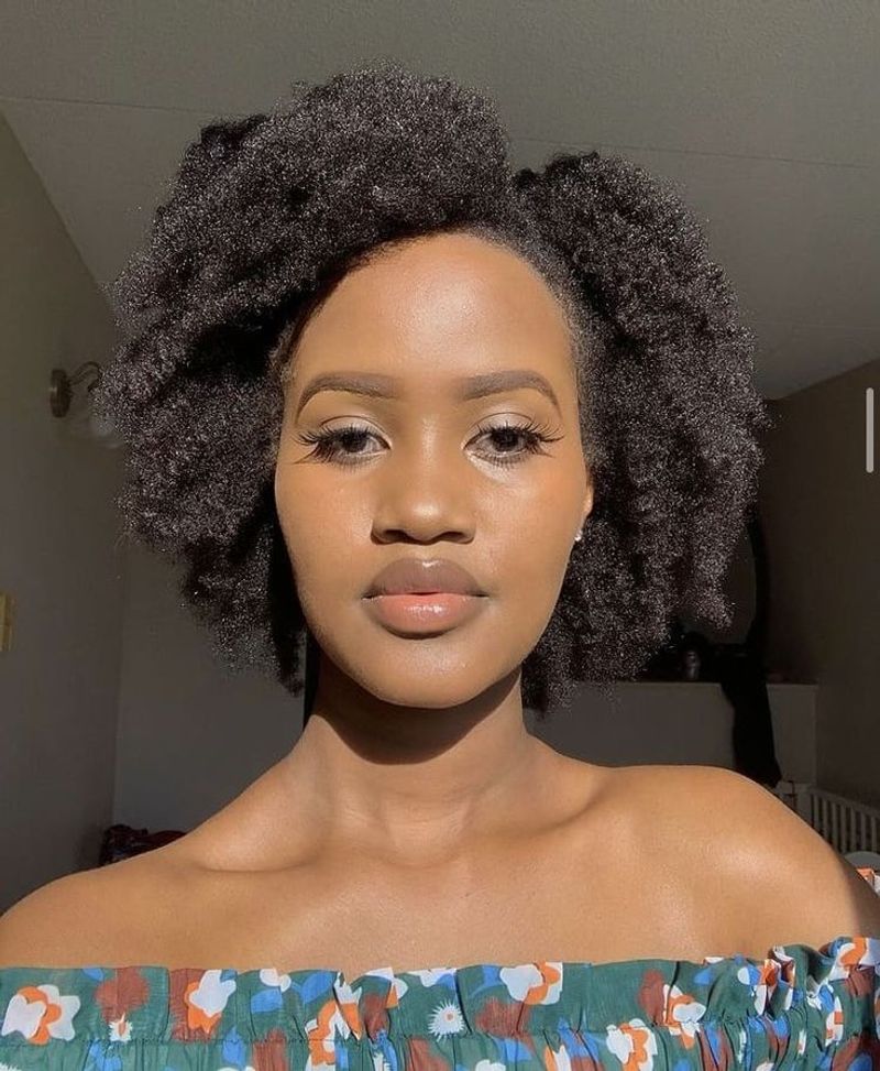 Afgeronde Afro
