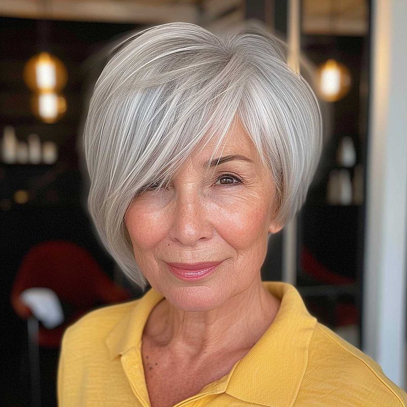 Asymmetrical Side-Swept Pixie