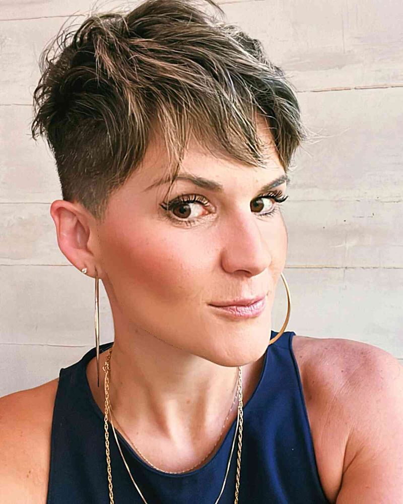 Undercut Pixie for Diamond Faces