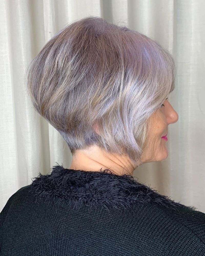 Chin-Length Graduated Bob