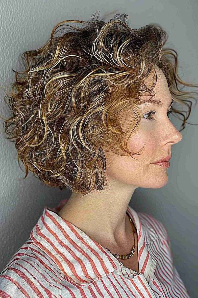 Curly Stacked Pixie Bob