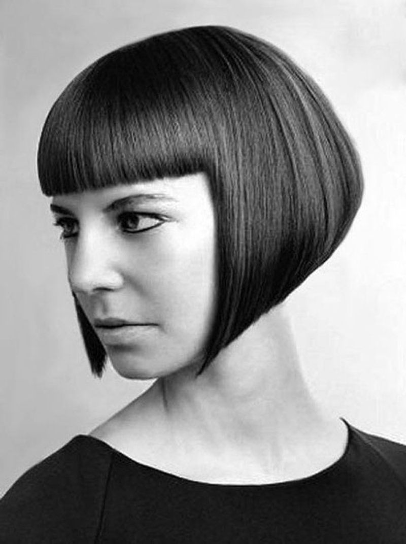 Blunt Wedge with Bangs