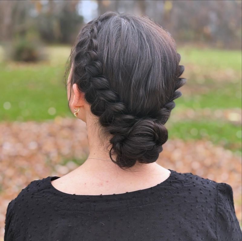 Double Dutch Braided Bun