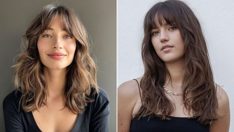 Heavy Bangs to Side-Swept Fringe