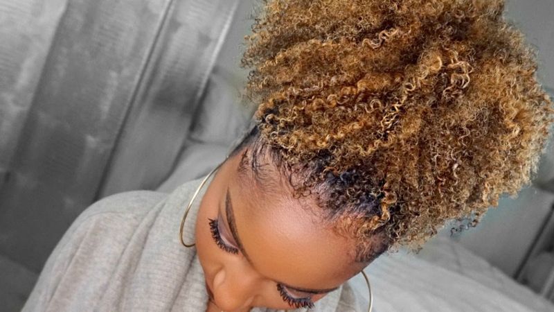 Puff Ball Ponytail