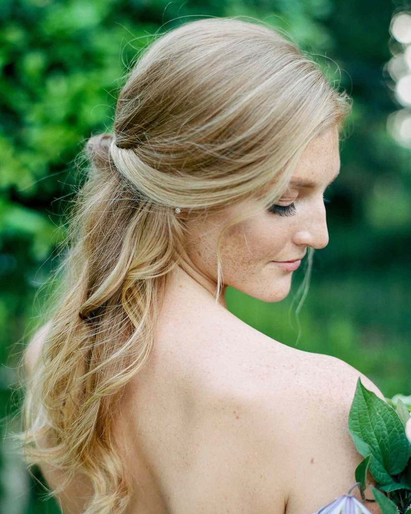 Sophisticated Half-Up Style