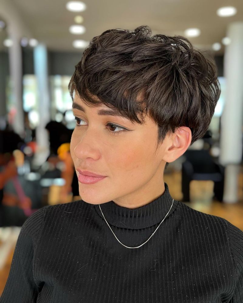 Layered Pixie with Tapered Nape