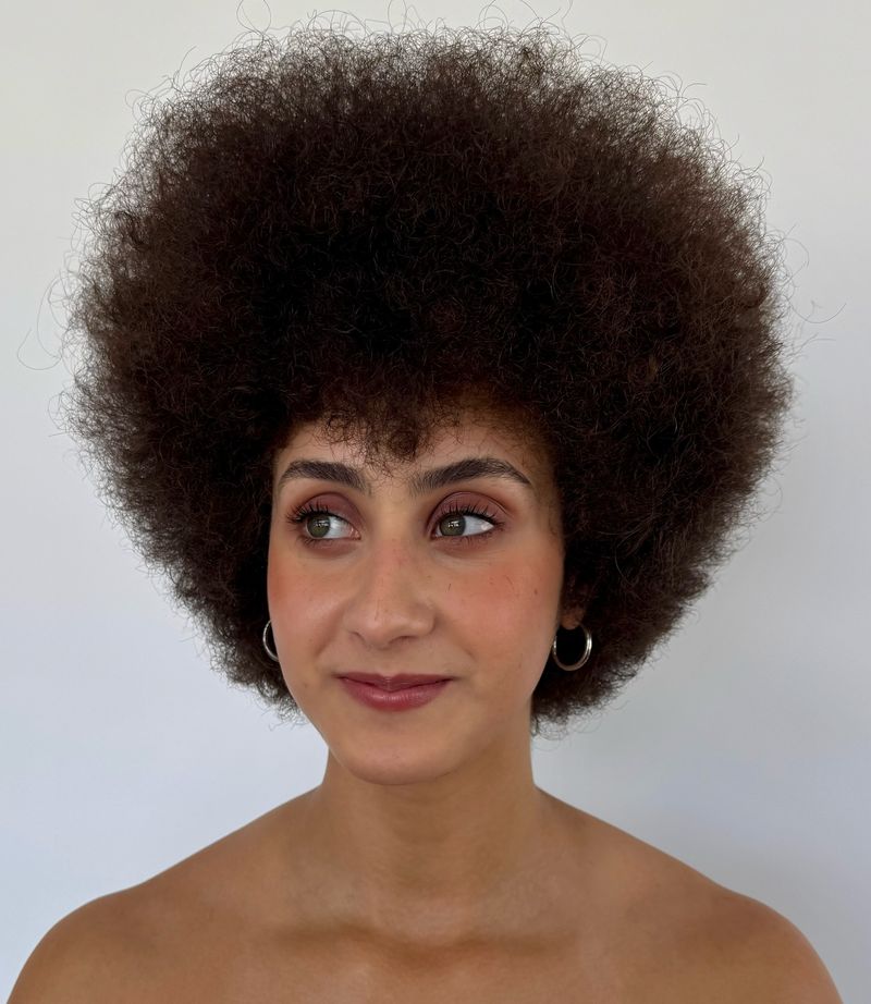Afgeronde Afro