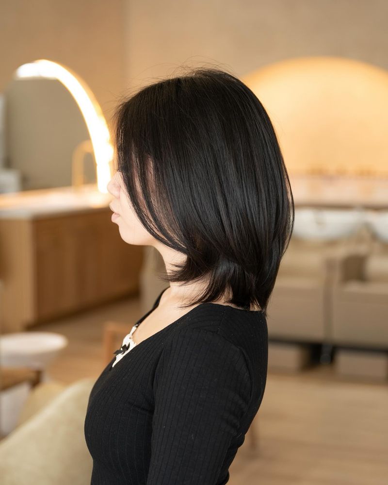 One-Length Shoulder Cut