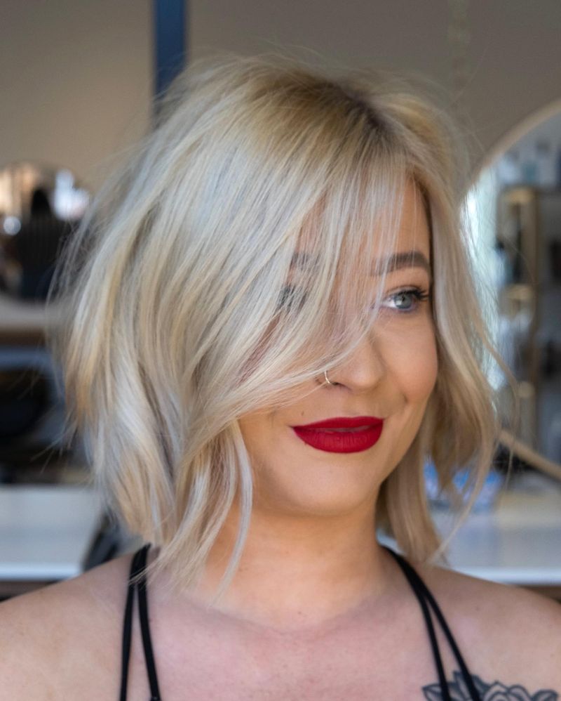 Textured Blunt Bob