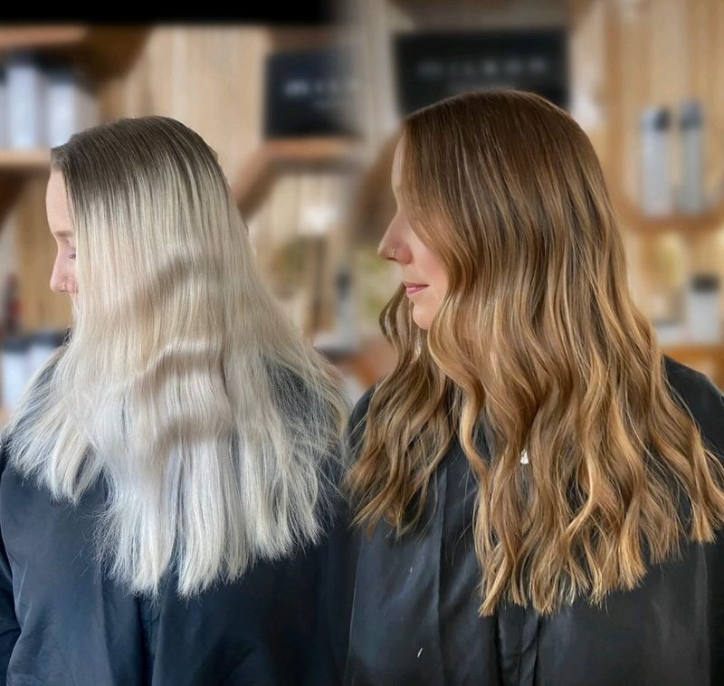 Grown-Out Highlights to Dimensional Balayage