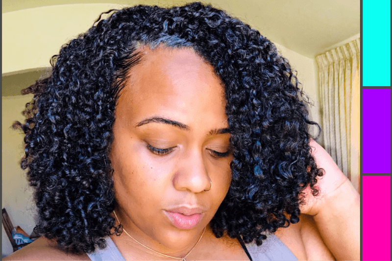 Wash and Go with Defined Curls