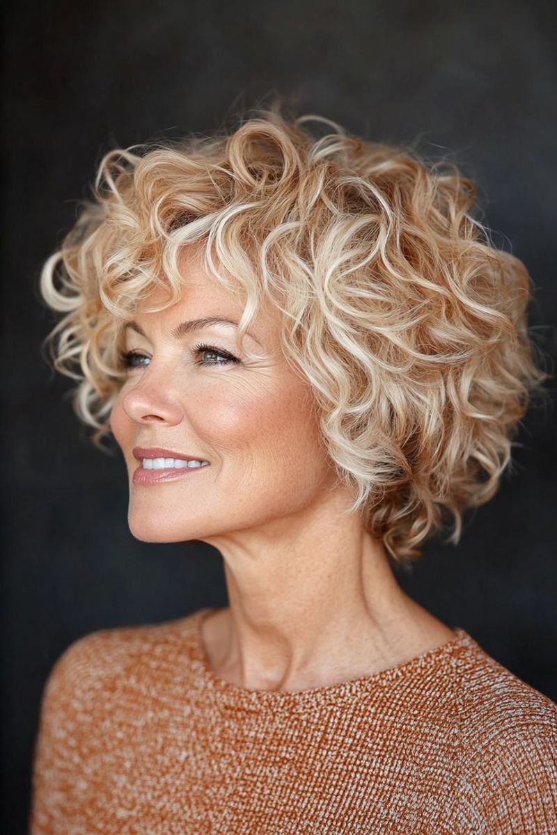 Voluminous Curly Crop