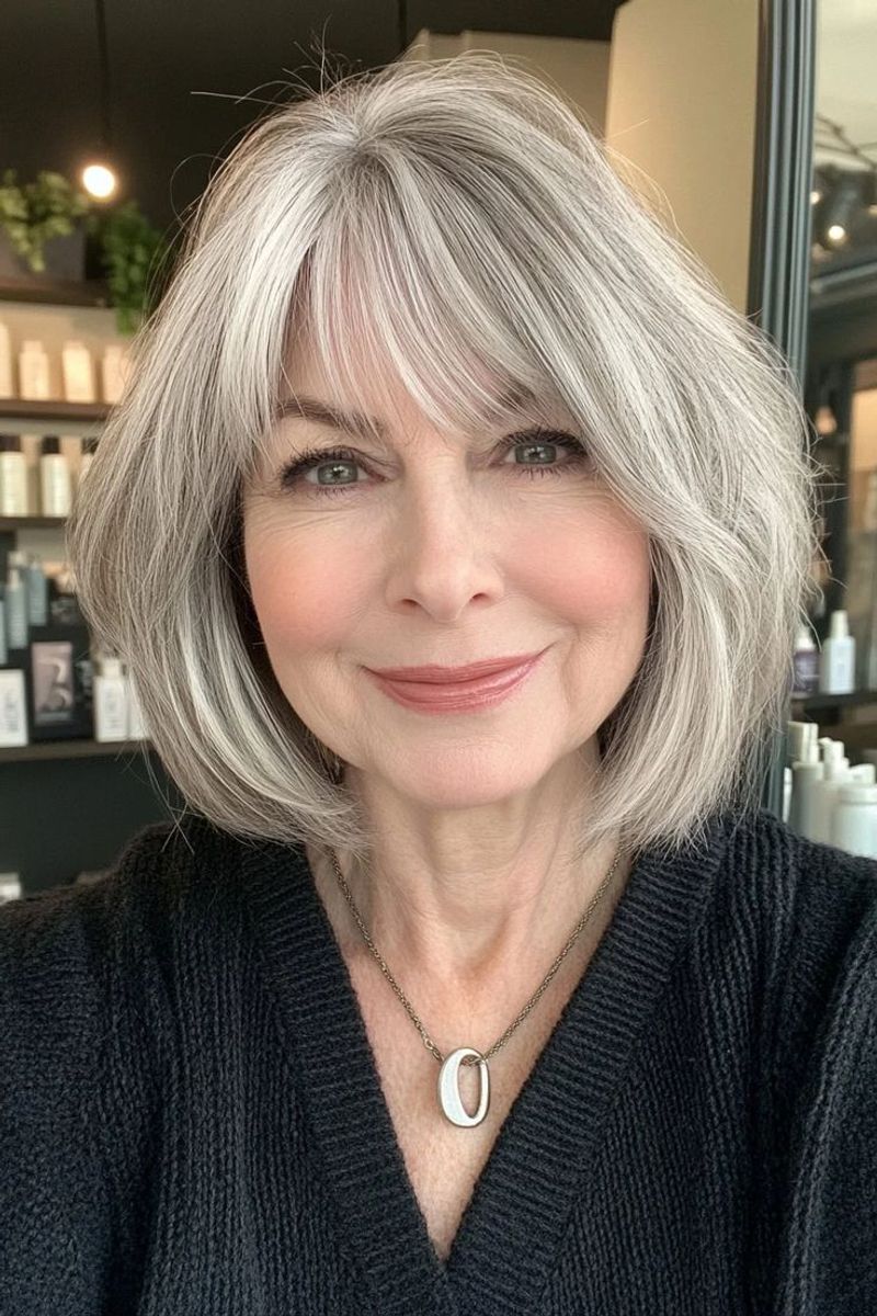 Wavy Bob with Root Lift