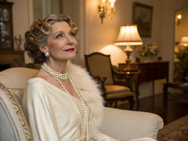 The Elegant Bouclé Crown
