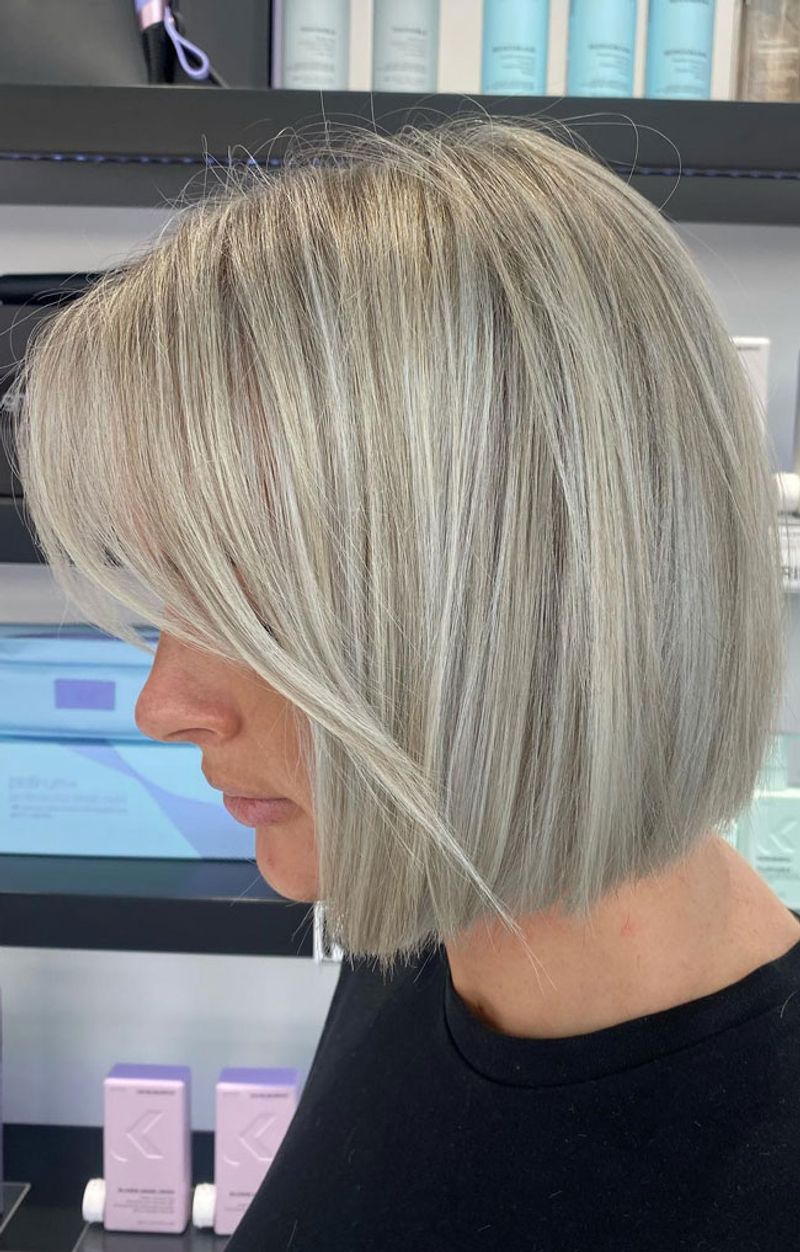 Blunt Cut with Rounded Layers