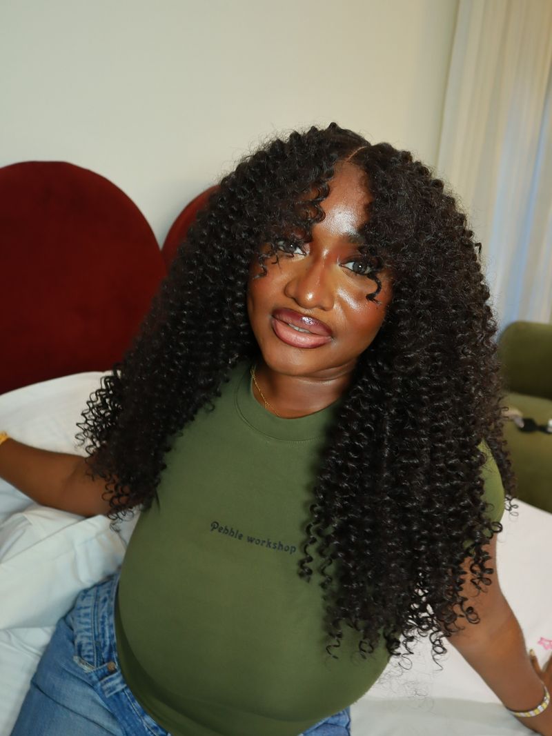 Layered Natural Curls