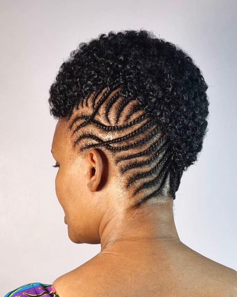 Twisted Mohawk Updo