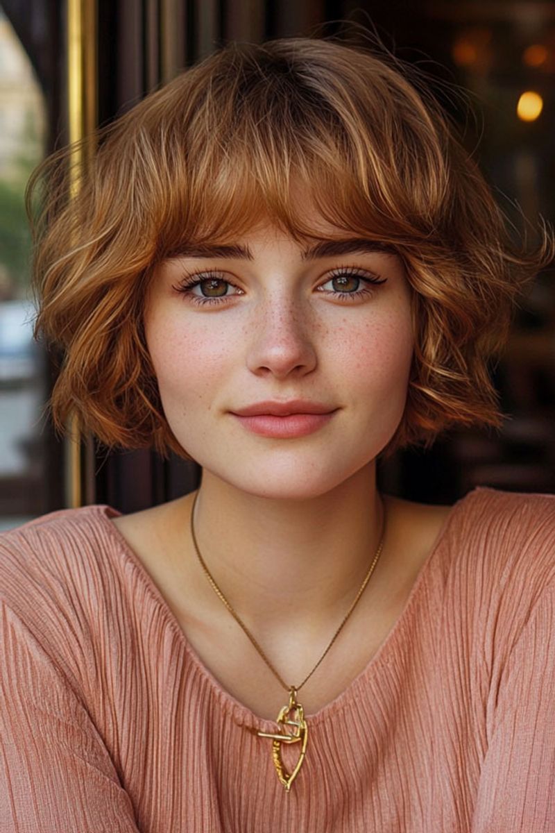 French Crop with Textured Fringe