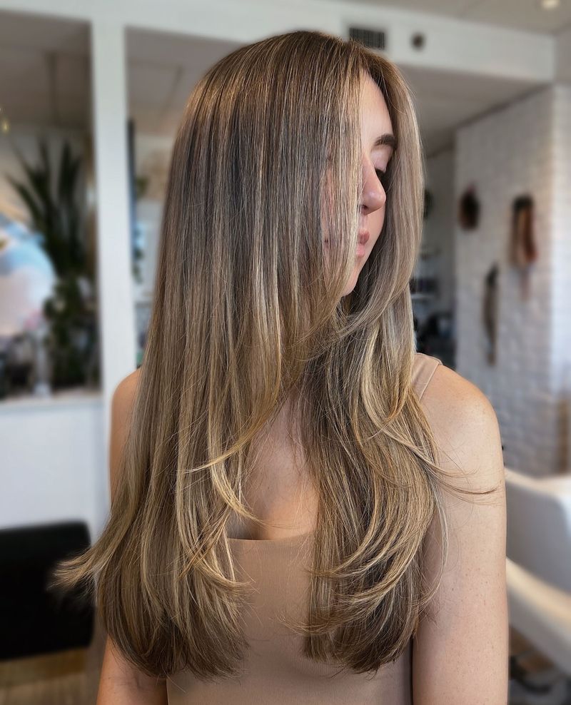 Long Layers With Face Frame