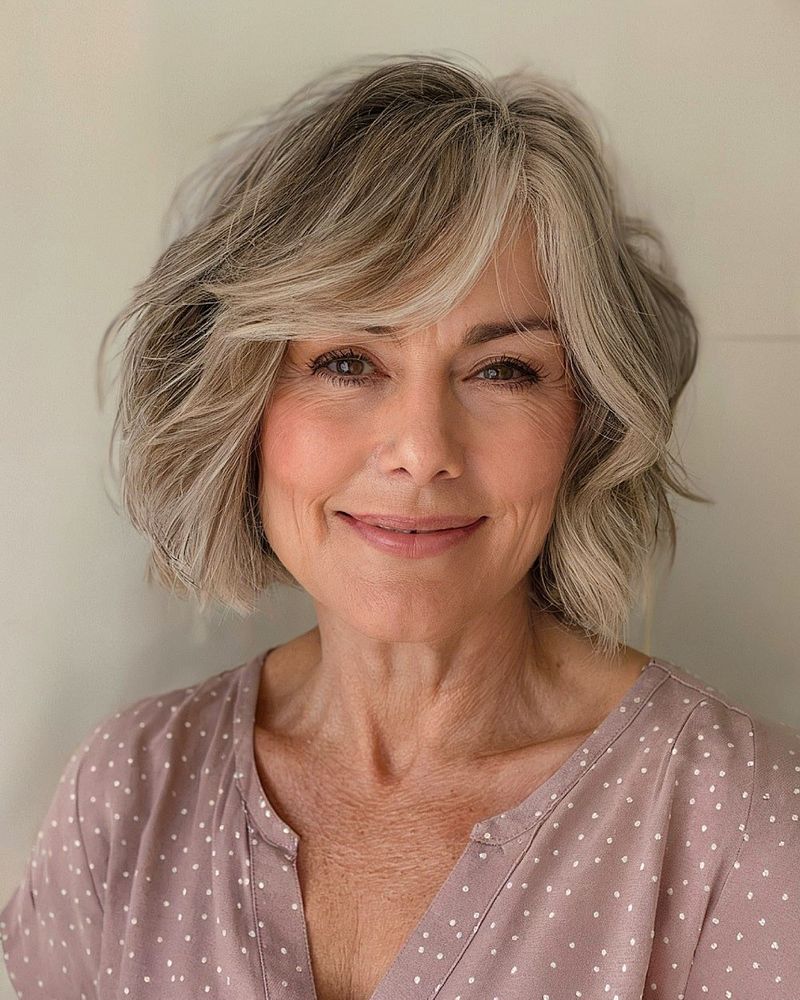 Wavy Shaggy Bob